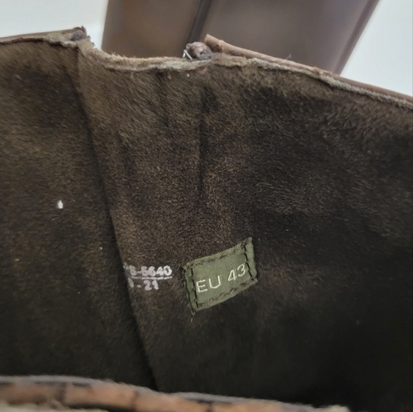 Woodland Men's Blake Leather High Leg Boots - Picture 7 of 8